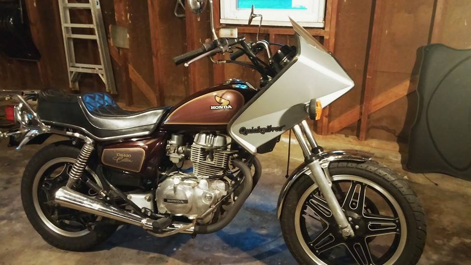 DO THE TON 1981 Honda CM400C Custom 1st bike project