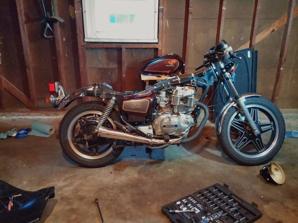 DO THE TON 1981 Honda CM400C Custom 1st bike project