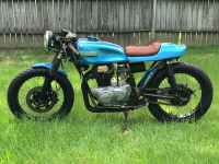 CB 360 Cafe Racer "Luna" Done