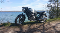 CX500 on the lake