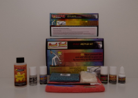 Solvent 6 Bottle Complete Body & Bumper Paint Maintenance Repair Kit