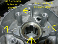 clutch oil mod
