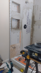 Shower progress