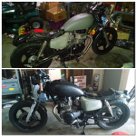 My Cm400t build