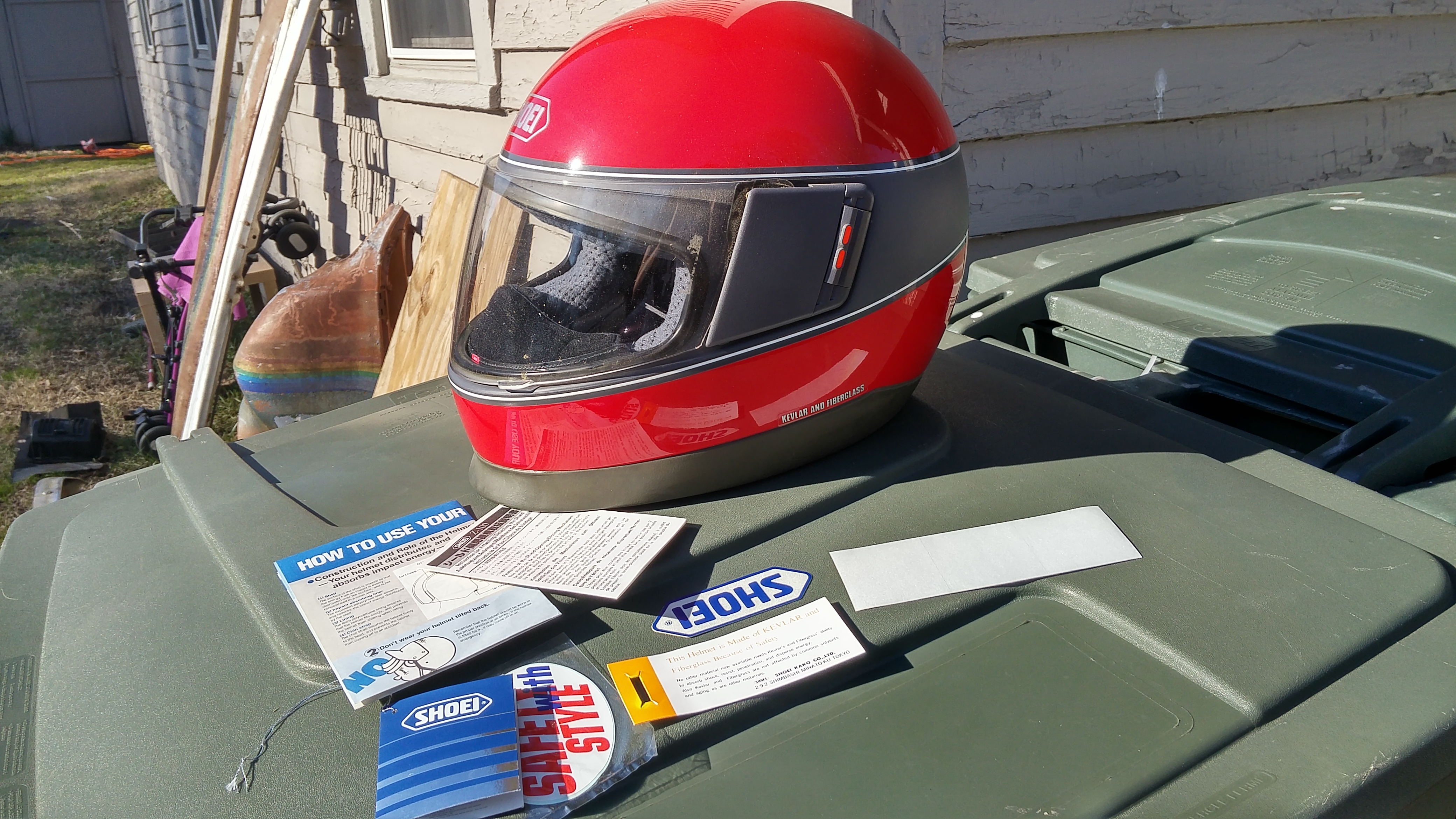 バイク Shoei Z-100V ジウジアーロ 希少 ビンテージ