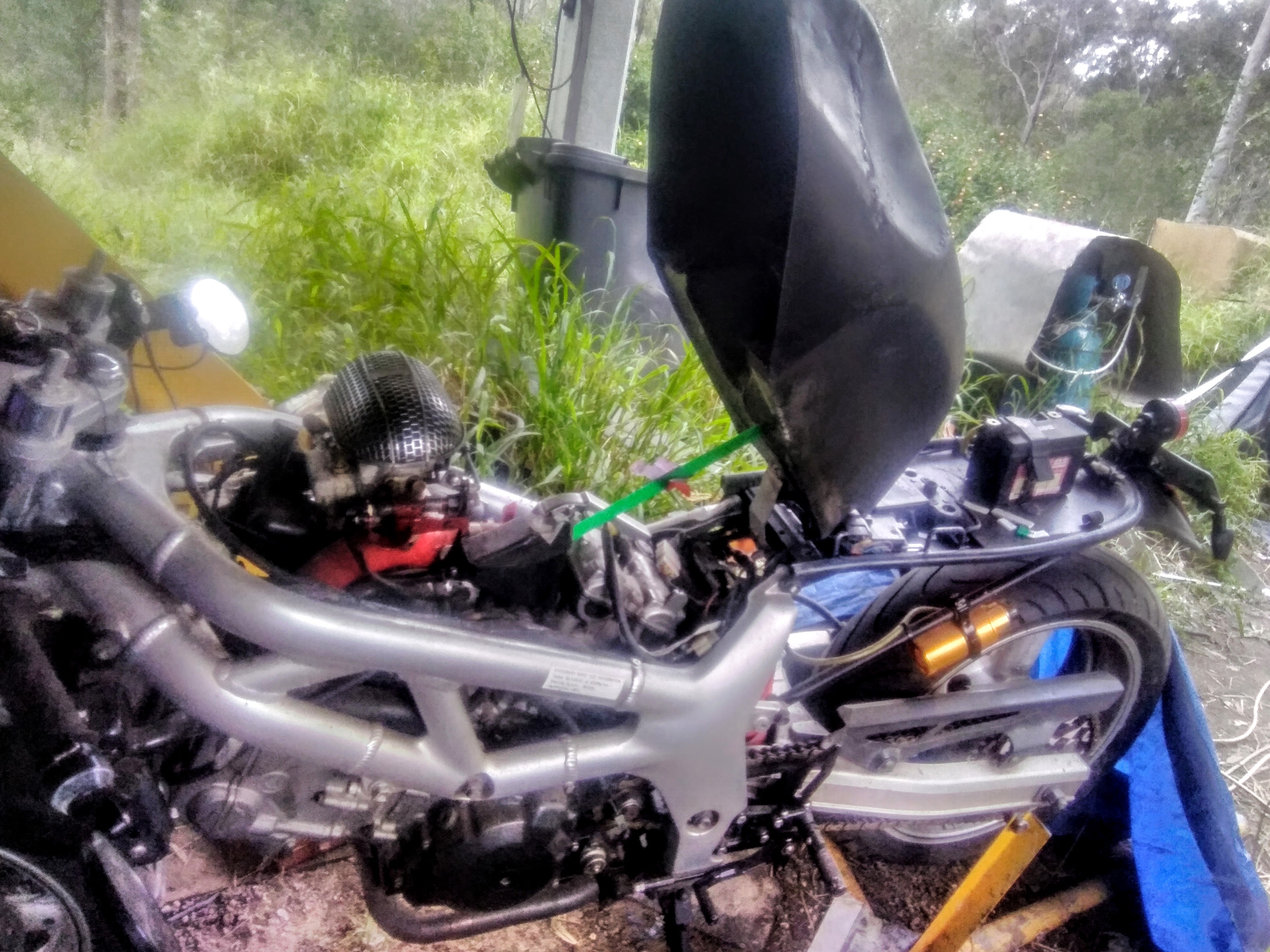 My DIY Cafe Racer tank is getting there at last. | DO THE TON