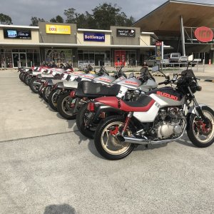 Brisbane (Australia) Katana Christmas ride.