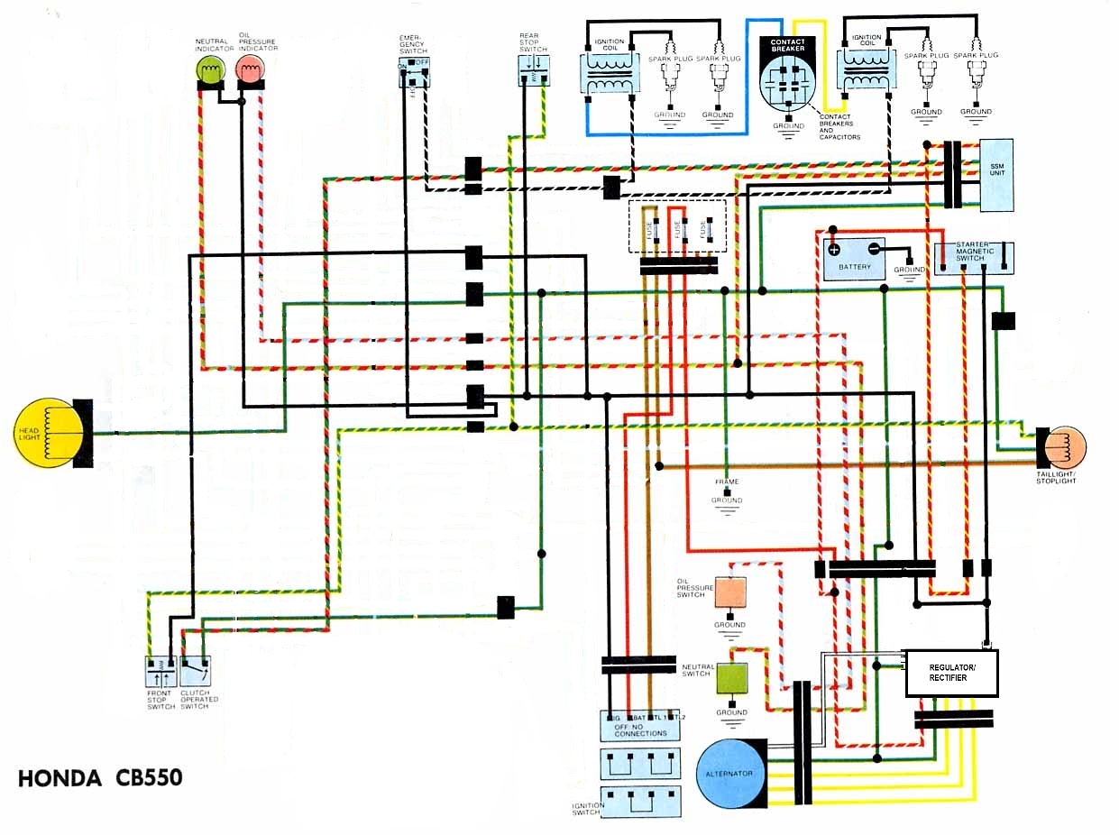 honda cb550 wiring diagram - Wiring Diagram
