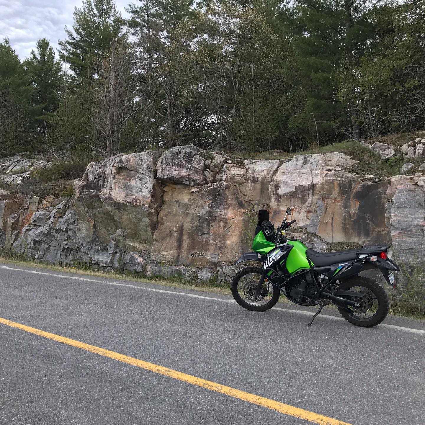 2013 KLR650 and the Canadian Shield