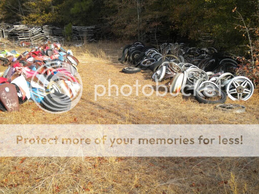 Salvage yard in South Carolina DO THE TON