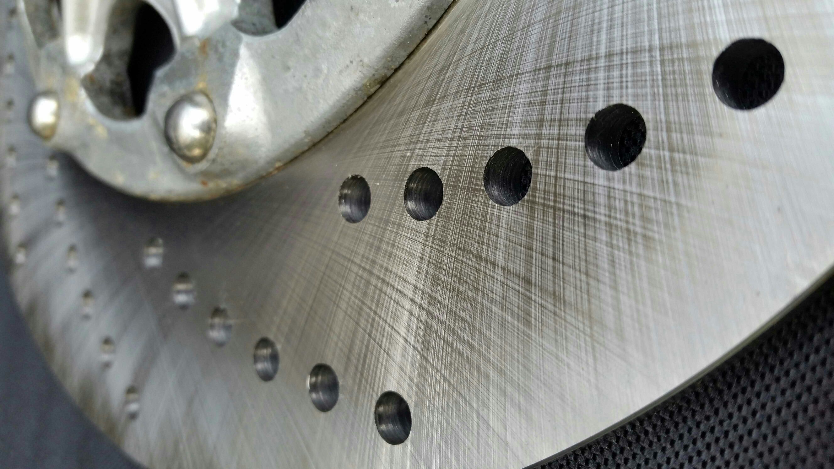 Grinding and Drilling brake rotors DO THE TON