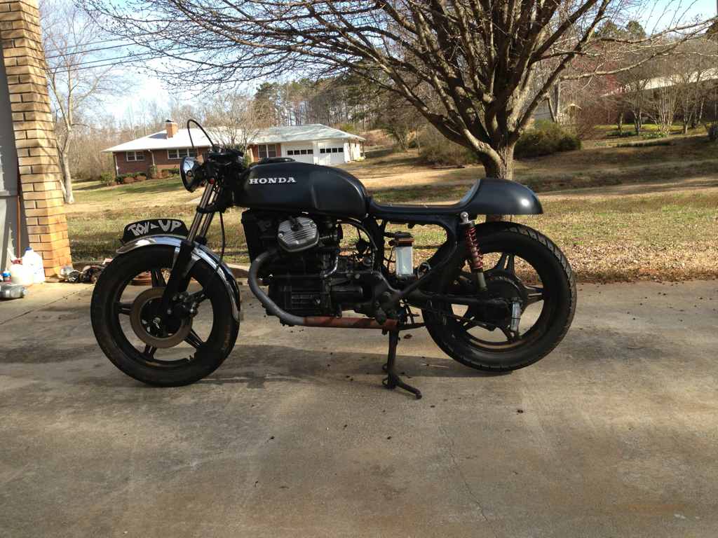 Standard cx500 rear shock length? DO THE TON